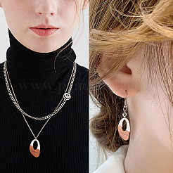 Transparent Resin & Opaque Resin & Walnut Wood Pendants&nbsp;RESI-SZ0001-09