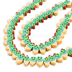 Handmade Polymer Clay Beads Strands&nbsp;CLAY-N008-070-B01