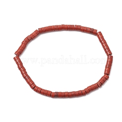 7Pcs Natural Red Aventurine/ Red Jasper/ Green Aventurine/ Tiger Eye/ Turquoise/ Lapis Lazuli/ Lepidolite Beads Stretch Bracelets for Women&nbsp;BJEW-JB11670