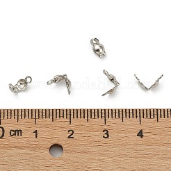 Tarnish Resistant 304 Stainless Steel Bead Tips&nbsp;A-STAS-G127-06P