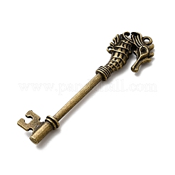 Tibetan Style Alloy Pendant Rhinestone Settings&nbsp;TIBE-S302-01AB-LF