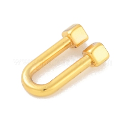 Rack Plating Brass U Shape Links Buckle for Dress Lingria Bikini Swimming Wear Accessories&nbsp;KK-A224-24A-G