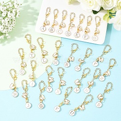 26Pcs Alloy Enamel Pendant Decorations&nbsp;HJEW-YW00225-01