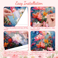 3 Sheets 3 Styles PVC Waterproof Decorative Stickers&nbsp;DIY-WH0404-286