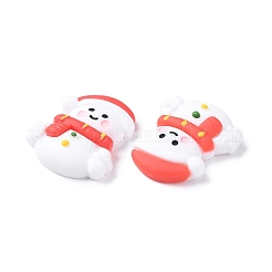 Christmas Theme Opaque Resin Cabochons&nbsp;RESI-F042-01H