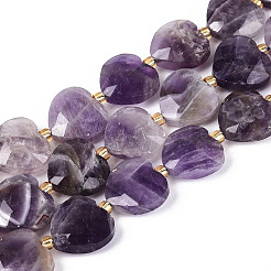 Natural Amethyst Beads Strands&nbsp;G-P592-B10-01