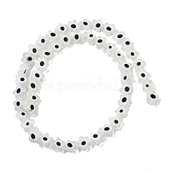 Handmade Evil Eye Lampwork Beads Strands&nbsp;LAMP-G166-02C