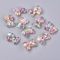 Candy Color Transparent Resin Cabochon&nbsp;RESI-WH0008-34B