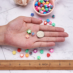240Pcs 8 Styles Handmade Polymer Clay Beads&nbsp;CLAY-CD0001-07