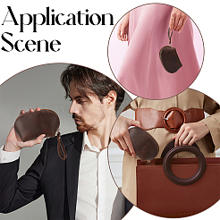 Leather Credit Card Wallets for Women Men&nbsp;AJEW-WH20007-10A