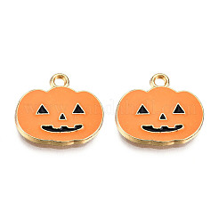 Light Gold Plated Alloy Pendants&nbsp;LS-ENAM-T009-25