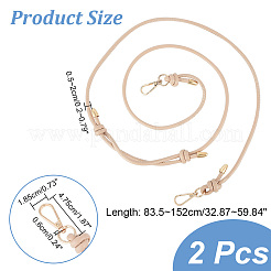 Adjustable PU Leather Bag Straps&nbsp;FIND-WH0002-40C