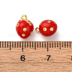 Brass Enamel Charms&nbsp;KK-I276-27G-02