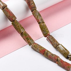 Natural Unakite Beads Strands&nbsp;G-L240-15