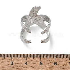 304 Stainless Steel Cuff Open Ring Setting&nbsp;SA-CBA37BC-12P