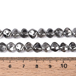 Electroplate Transparent Glass Beads Strands&nbsp;EGLA-N017-05A-A09
