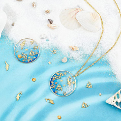 120Pcs 8 Style Alloy Cabochons&nbsp;MRMJ-OC0002-73