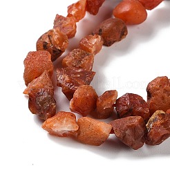 Raw Rough Natural Carnelian Beads Strands&nbsp;G-B065-C22