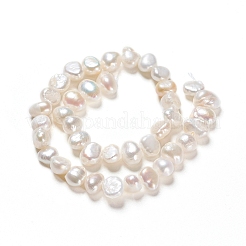 Natural Cultured Freshwater Pearl Beads Strands&nbsp;X-PEAR-I004-08B