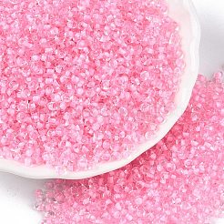 8/0 Inside Colours Transparent Glass Seed Beads&nbsp;SEED-T007-06G