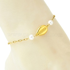 4Pcs 4 Styles Ocean 304 Stainless Steel Link Chain Anklets for Women&nbsp;AJEW-AN00825