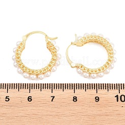 Brass Hoop Earrings&nbsp;EJEW-Z164-15G