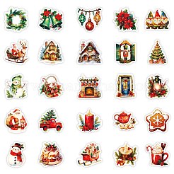 50Pcs Christmas Eve Theme Cartoon Paper Stickers&nbsp;DIY-P085-11