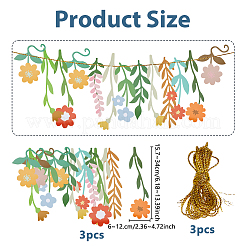 Paper Flower Hanging Banners&nbsp;DIY-WH0750-132