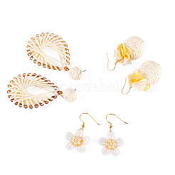 3 Pairs 3 Styles Earrring Sets&nbsp;EJEW-TA000-70A
