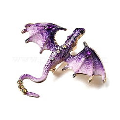 Printed Alloy Rhinestone Brooches for Backpack Clothes&nbsp;AL-CBA94E1-02B