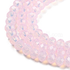 Baking Paint Transparent Glass Beads Strands&nbsp;DGLA-A034-J2mm-B04