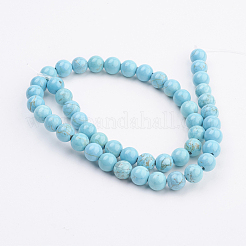 Natural Magnesite Beads Strands&nbsp;TURQ-P027-28