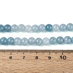 Ombre Effect Dyed Crackle Glass Beads Strands&nbsp;GLAA-Q106-01A-B26