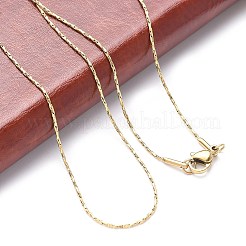 304 Stainless Steel Chain Necklaces&nbsp;X-NJEW-H467-B-01G