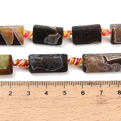 Natural Weathered Agate Beads Strands&nbsp;G-A321-F02-01A