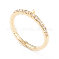 Brass Cuff Finger Ring Settings&nbsp;KK-L155-34G