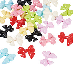 24Pcs 8 Colors Baking Paint Alloy Beads&nbsp;FIND-TA0009-28