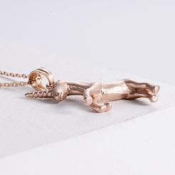 Unicorn Animal Stainless Steel Pendant Necklaces&nbsp;EU5304