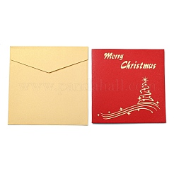 3D Pop Up Paper Greeting Card&nbsp;AJEW-P124-A01