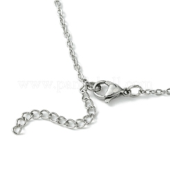 Crystal Cage Holder Necklace&nbsp;NJEW-JN04602-01