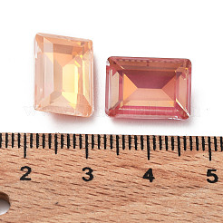 Electroplate K9 Glass Rhinestone Cabochons&nbsp;RGLA-M016-G01-AM