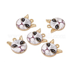 Rack Plating Alloy Enamel Pendants&nbsp;ENAM-K050-02D
