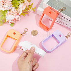 4Pcs 4 Colors Silicone Hand Sanitizer Cover&nbsp;HJEW-WR0001-24