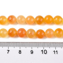 Dyed Natural White Jade Beads Strands&nbsp;G-T138-8mm-210-34
