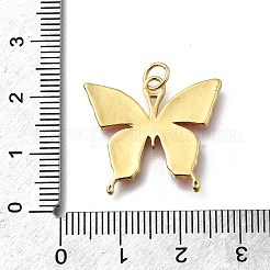 October Breast Cancer Pink Awareness Ribbon Brass Enamel Pendants&nbsp;LS-KK-G525-10G-01