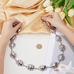 1Pc Alloy Cloud Link Chain Waist Belly Chains for Women&nbsp;AJEW-GF0013-44