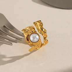 304 Stainless Steel Cuff Open Rings for Women&nbsp;XI3255
