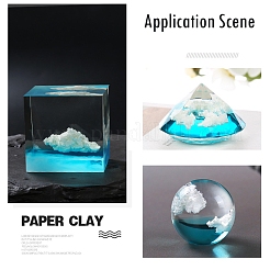 Cloud Paper Crane Ocean Fill Mud&nbsp;X-DIY-E032-04