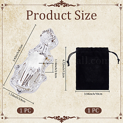 1Pc Hand Shape Alloy Note Clips&nbsp;AJEW-CP0011-85