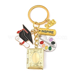 2026 Graduation Season Theme Alloy & Brass Pendant Keychains&nbsp;KEYC-JKC01495